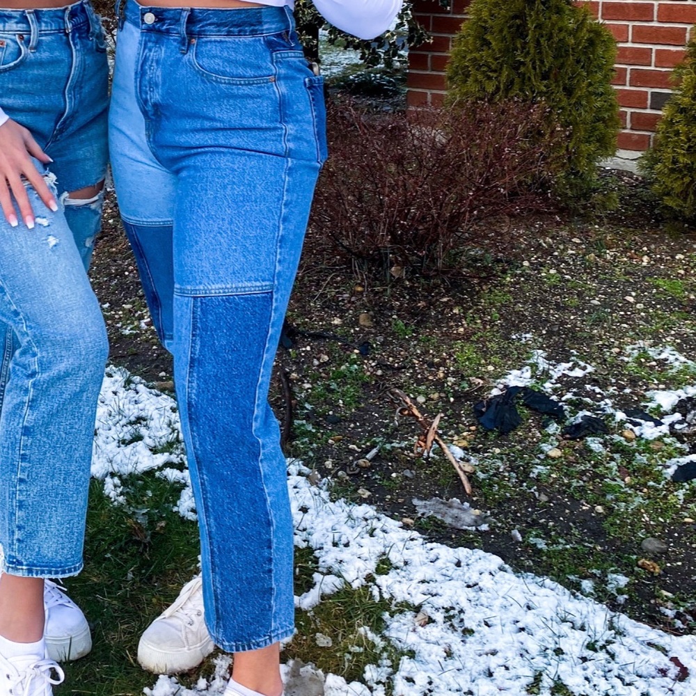 Pacsun patch jeans